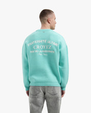 Croyez Original Fraternite Knit Sweater | Tiffany Blue