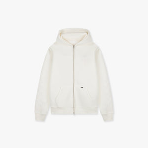 Croyez Cross Zip Hoodie | Off-White
