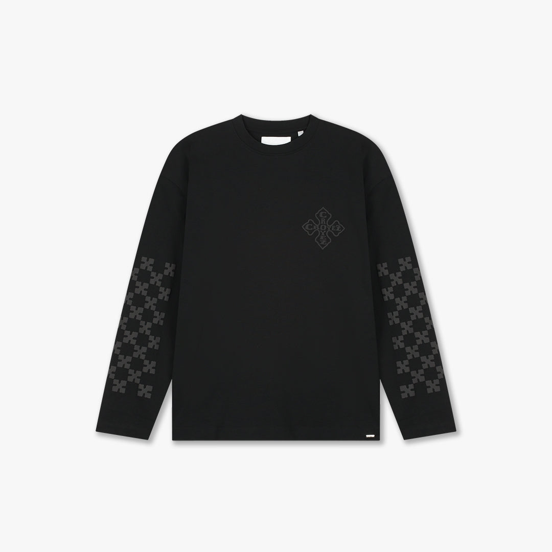  Croyez Cross Longsleeve | Vintage Black