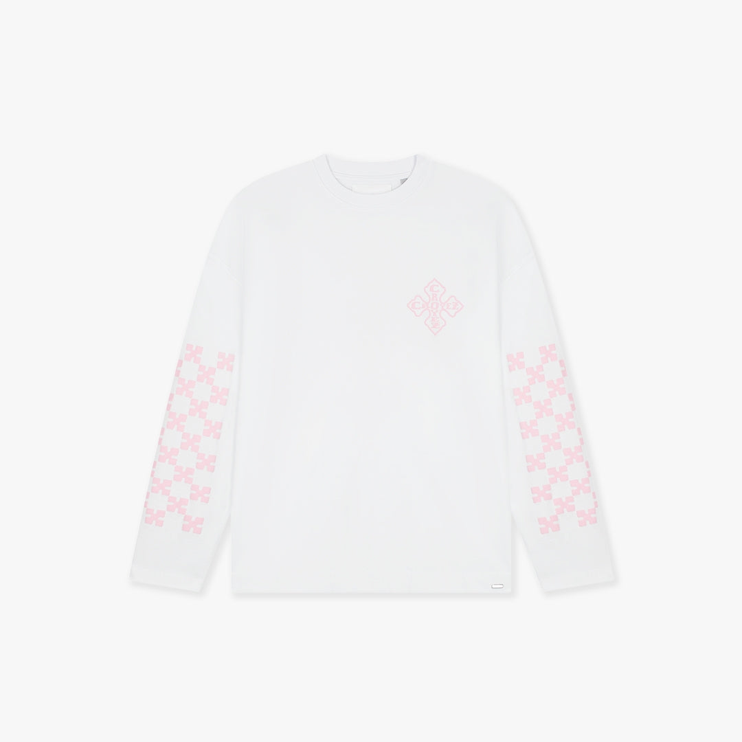  Croyez Cross Longsleeve | White/Pink