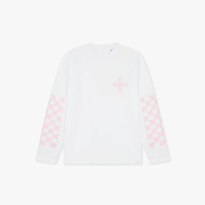 Croyez Cross Longsleeve | White/Pink
