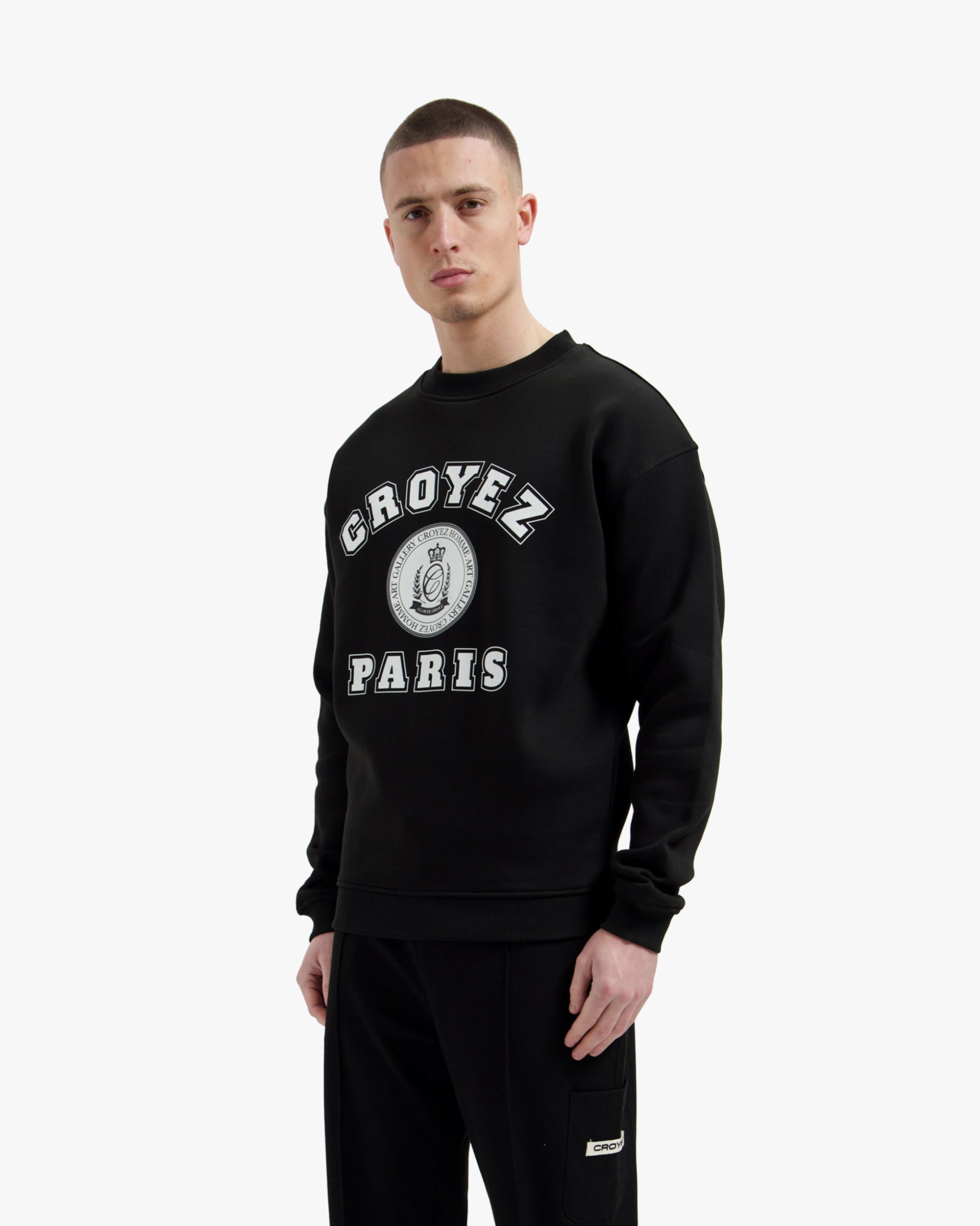 Croyez Bouclier Sweater | Vintage Black