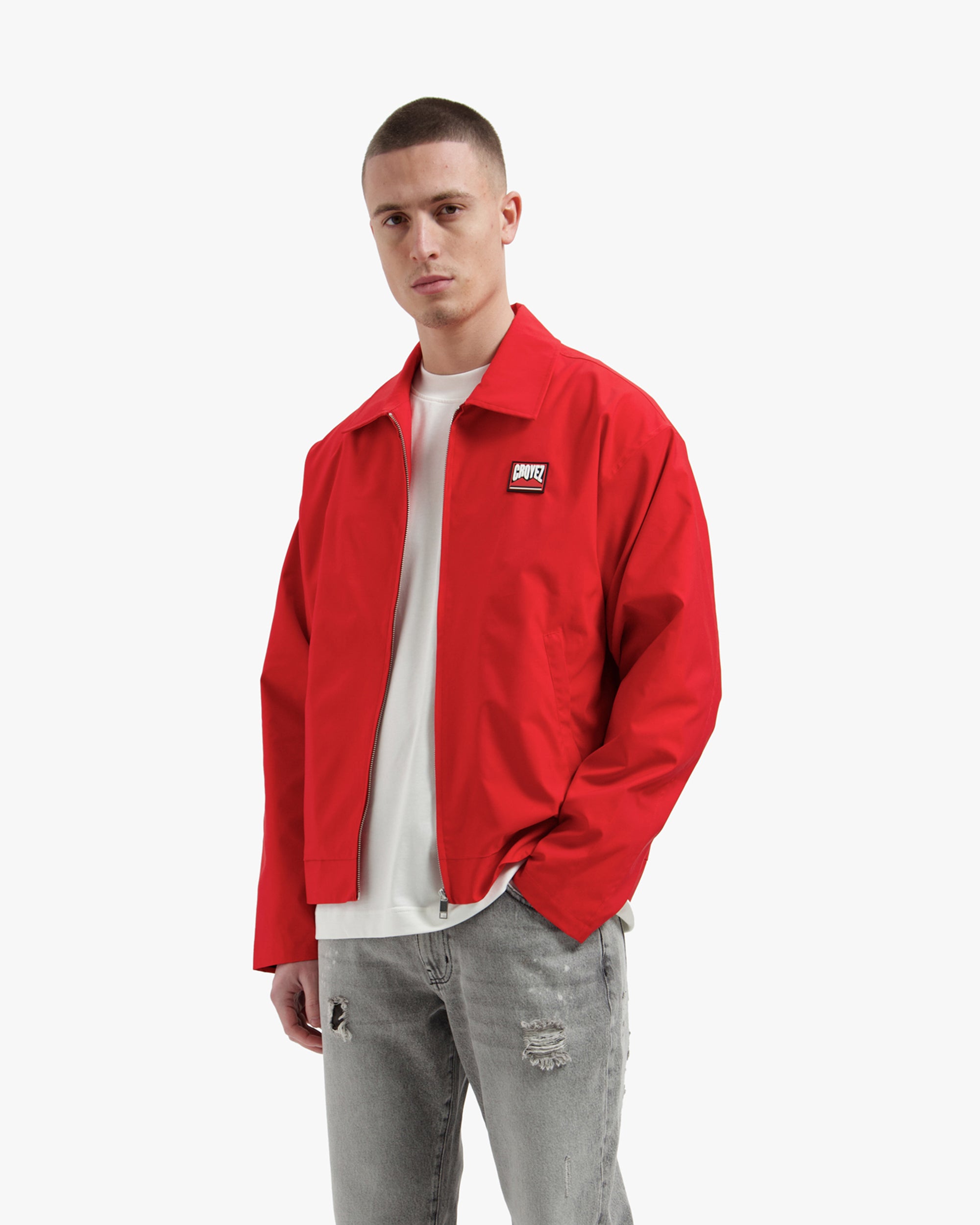 Croyez Patch Jacket | Red