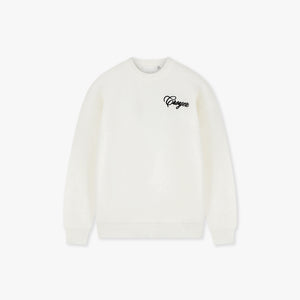 Croyez Script Knit Sweater | Off-White