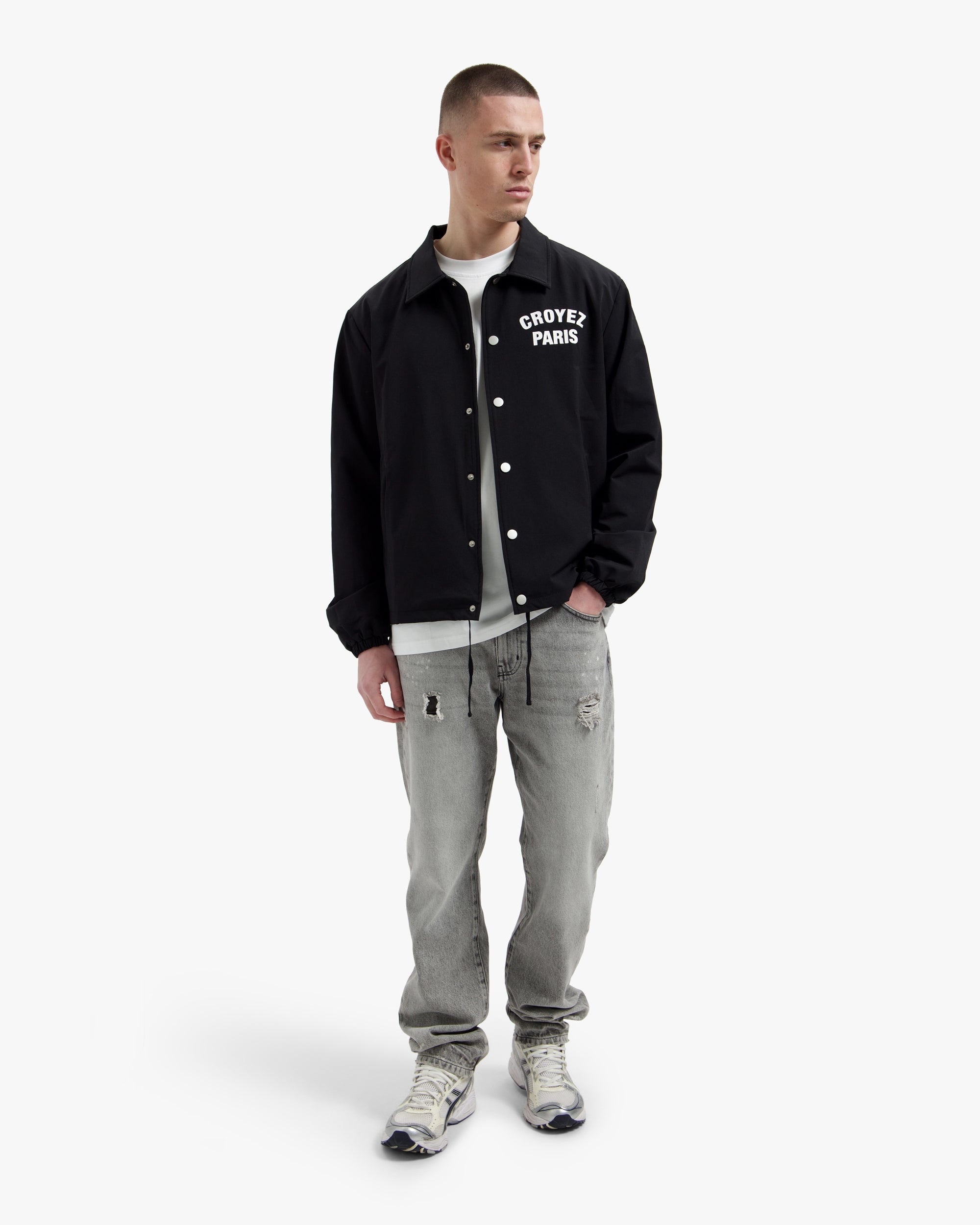 Croyez Paris Coach Jacket | Black