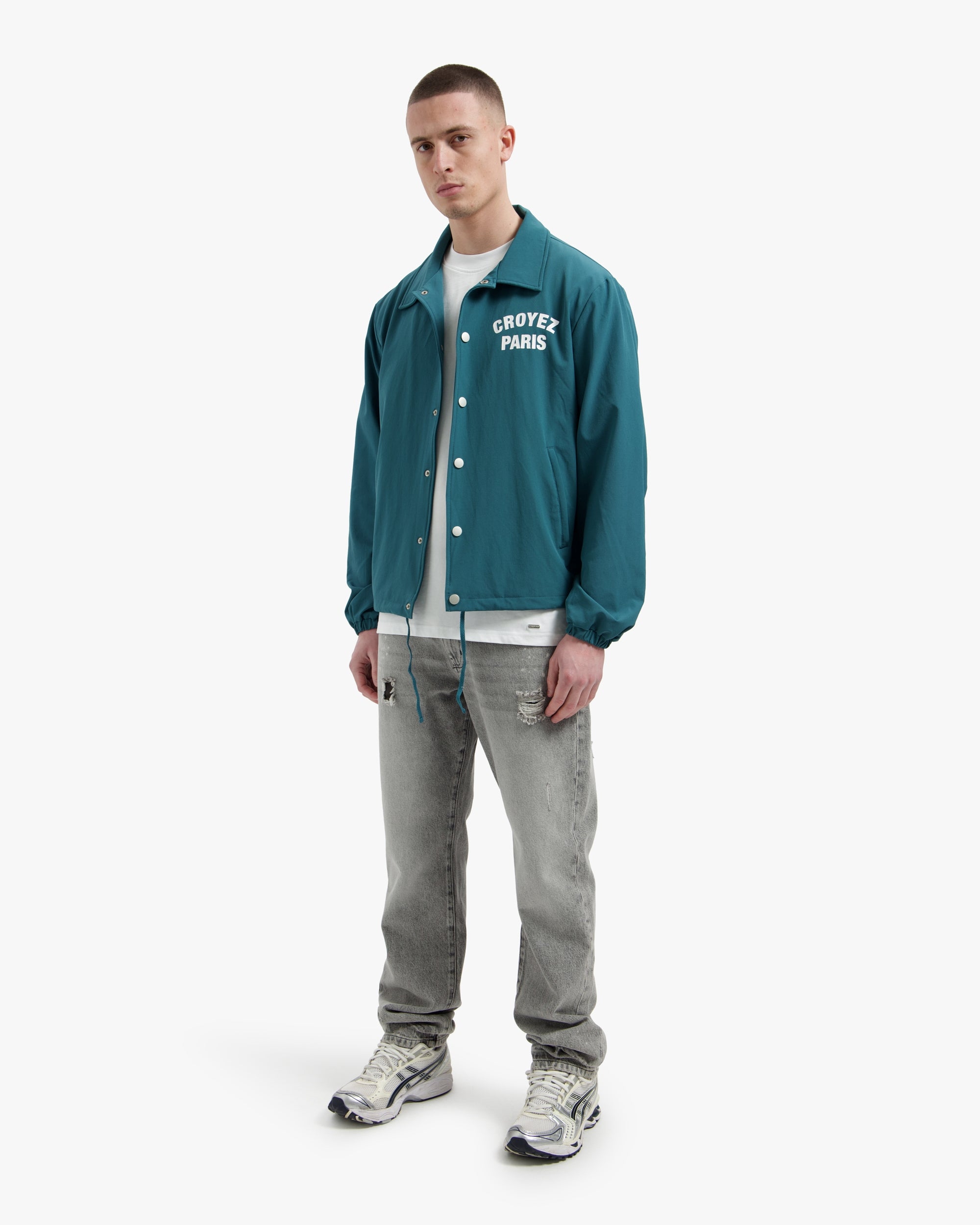 Croyez Paris Coach Jacket | Dark Teal