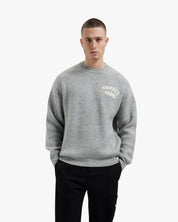 Croyez Paris Knit Sweater | Grey Melange