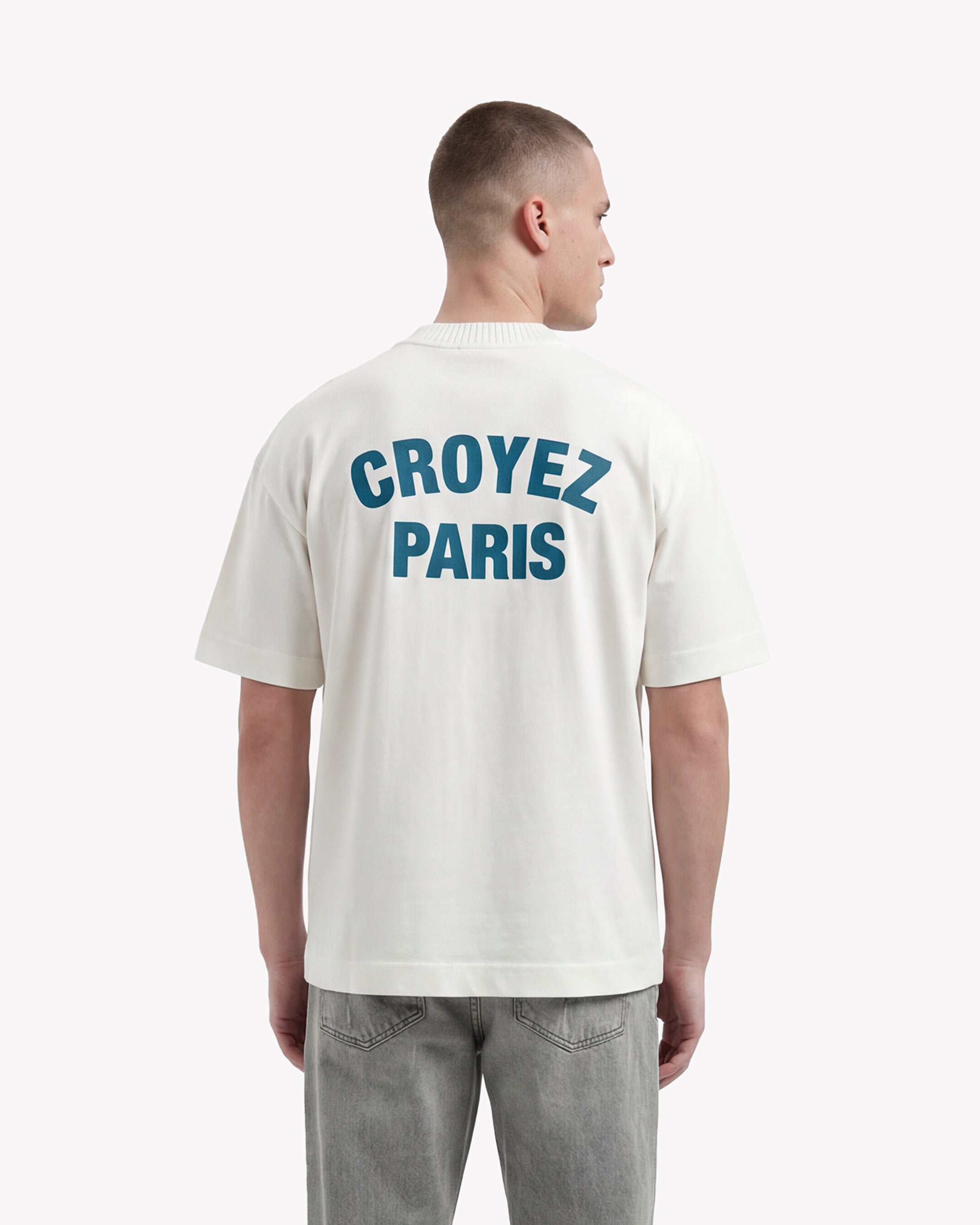 Croyez Paris Knit T-Shirt | Off-White