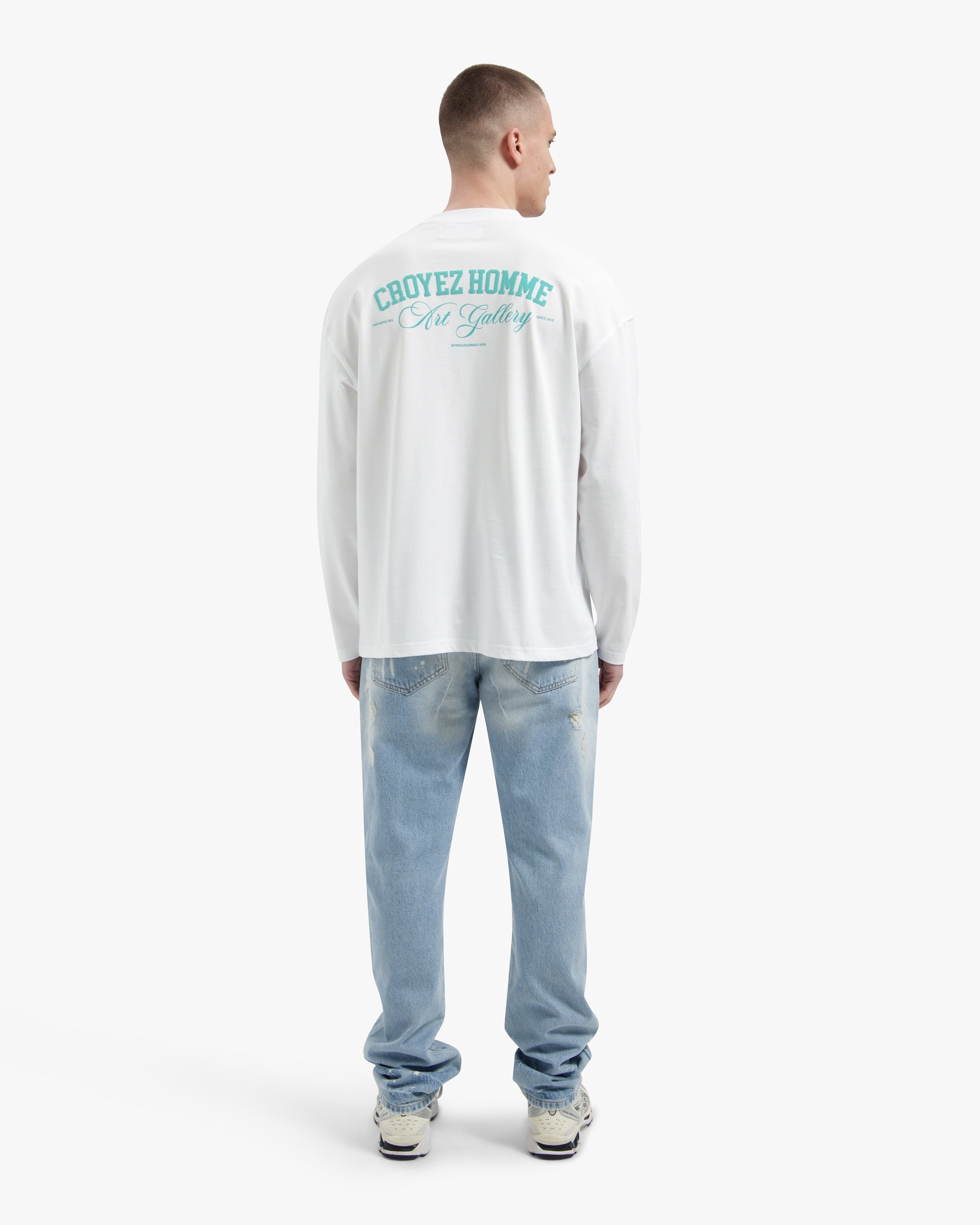 Croyez Art Gallery Longsleeve | White