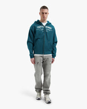 Croyez Art Gallery Zip Hoodie | Dark Teal