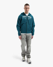 Croyez Art Gallery Zip Hoodie | Dark Teal