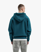 Croyez Art Gallery Zip Hoodie | Dark Teal