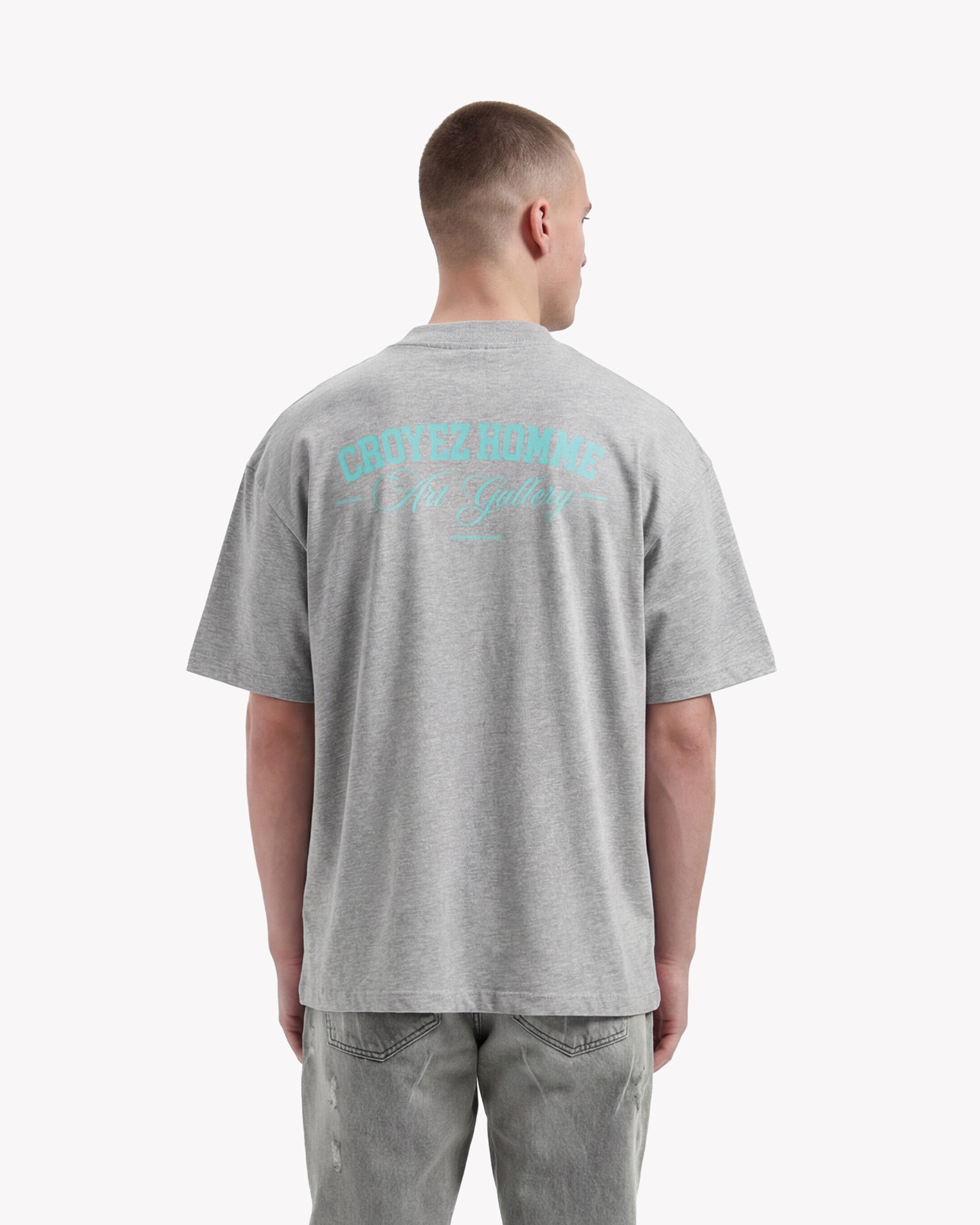 Croyez Art Gallery T-Shirt | Grey Melange