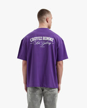 Croyez Art Gallery T-Shirt | Dark Purple