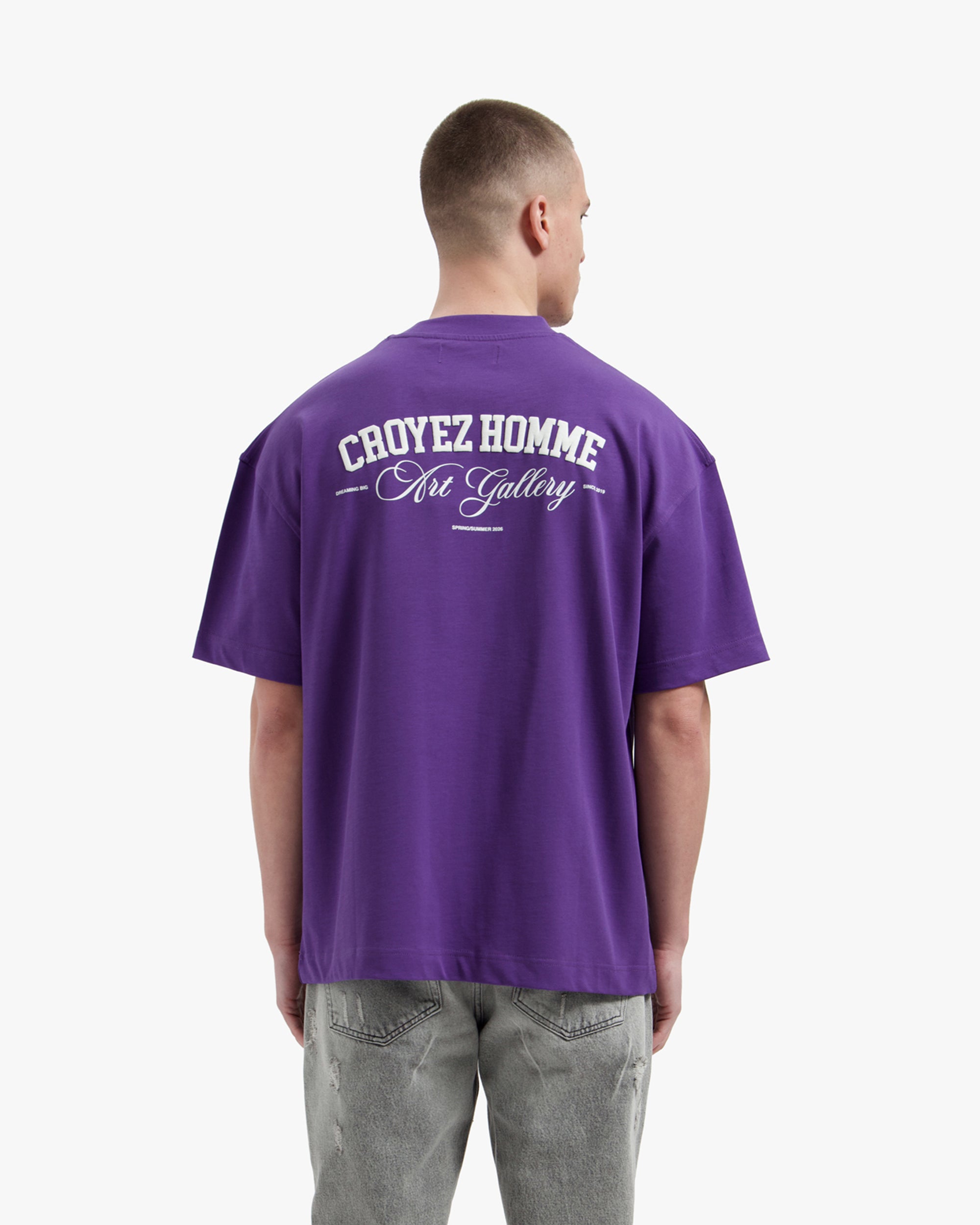 Croyez Art Gallery T-Shirt | Dark Purple