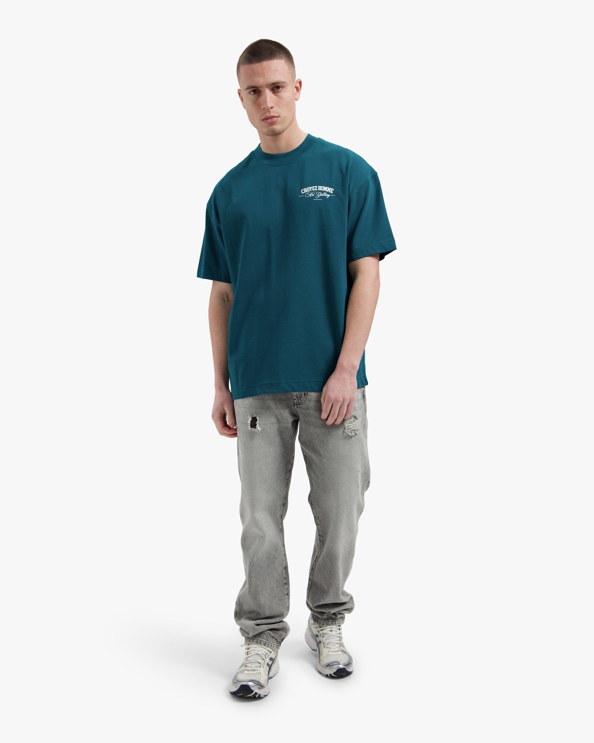 Croyez Art Gallery T-Shirt | Dark Teal