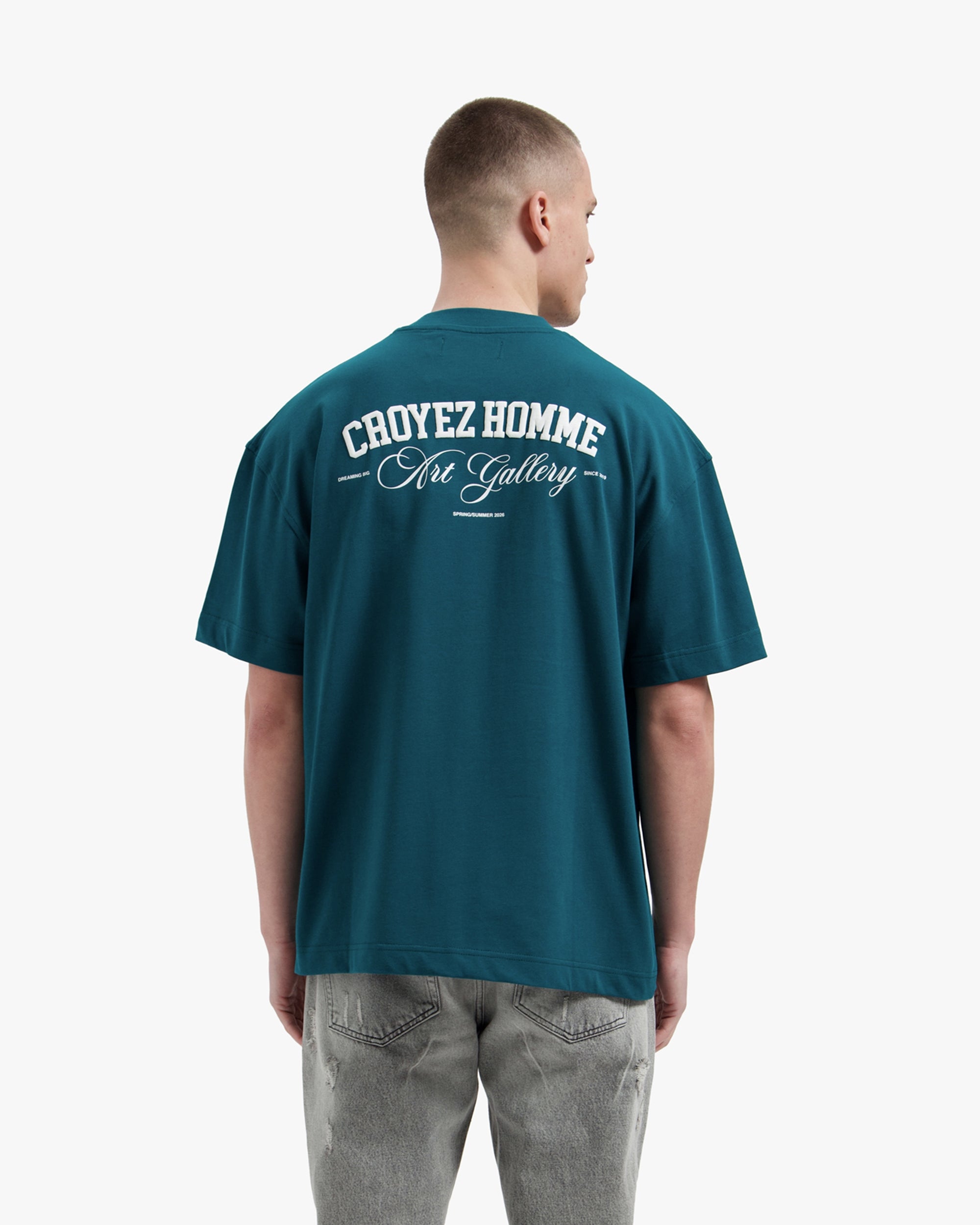Croyez Art Gallery T-Shirt | Dark Teal