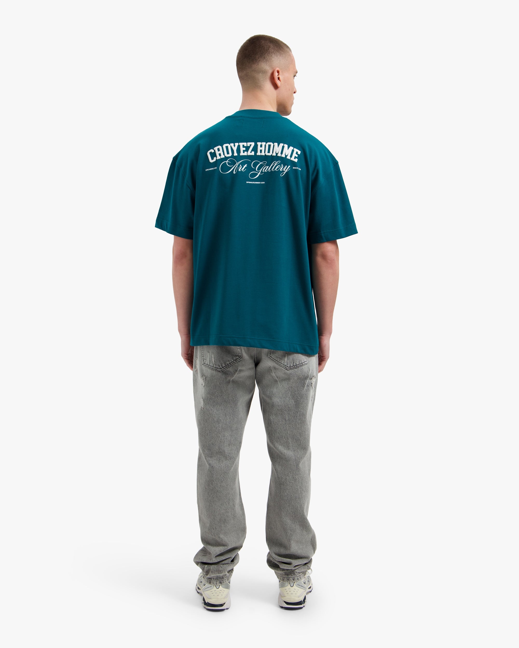Croyez Art Gallery T-Shirt | Dark Teal