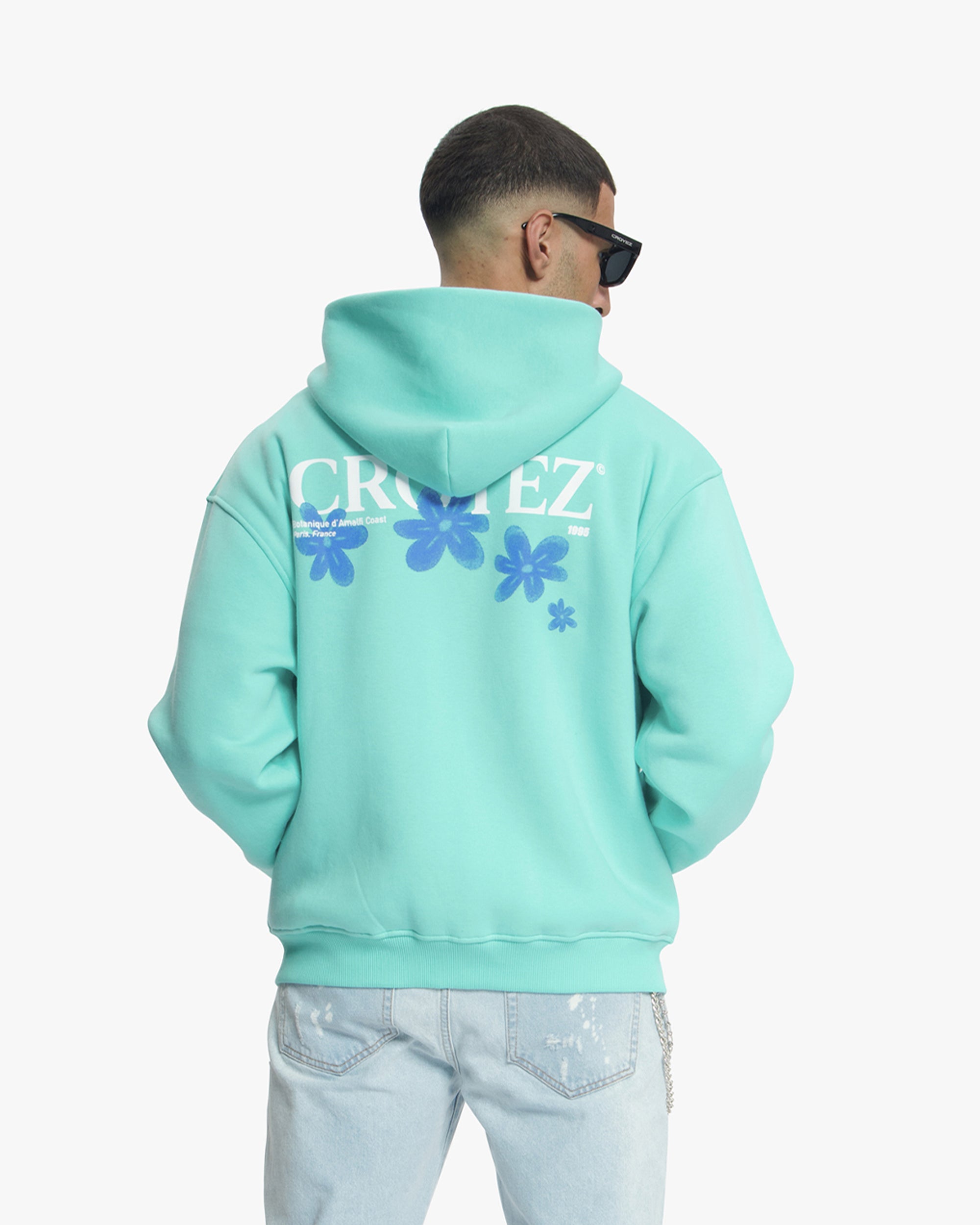 Croyez Botanique Zip Hoodie | Tiffany Blue - Croyez