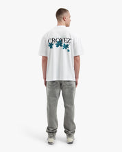 Croyez Botanique T-Shirt | White/Dark Teal