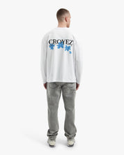 Croyez Botanique Longsleeve | White/Tiffany Blue