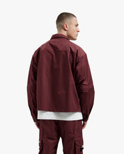 Croyez Etiquette Nylon Jacket | Burgundy