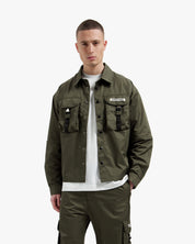 Croyez Etiquette Nylon Jacket | Dusty Olive