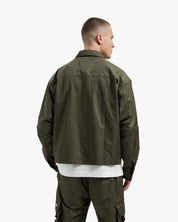 Croyez Etiquette Nylon Jacket | Dusty Olive