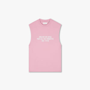 Croyez Winners Sleeveless T-Shirt | Pink