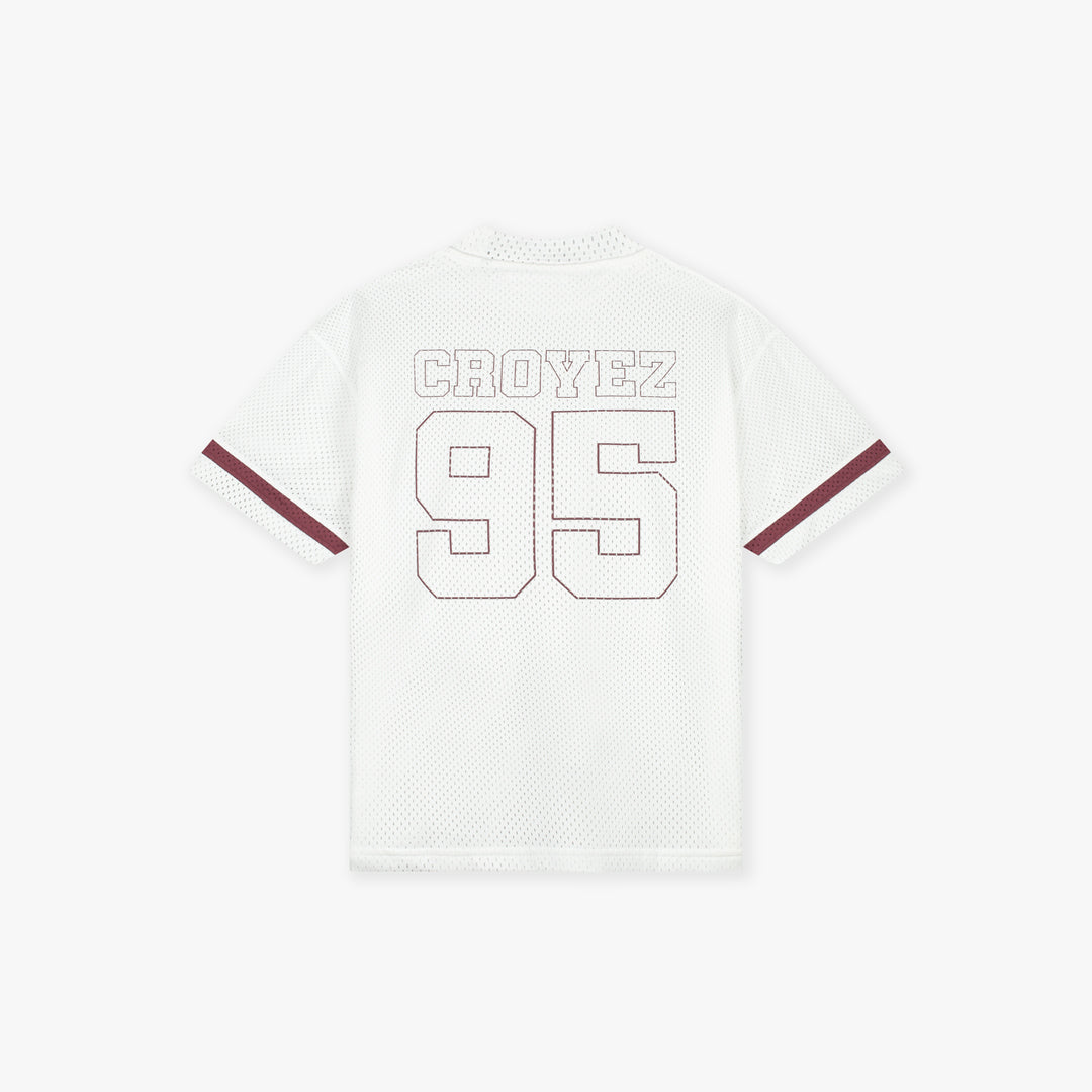 Croyez Mesh Jersey | Off-White/Cherry