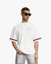 Croyez Mesh Jersey | Off-White/Cherry