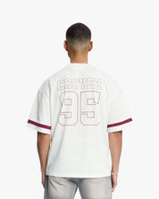 Croyez Mesh Jersey | Off-White/Cherry