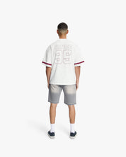 Croyez Mesh Jersey | Off-White/Cherry