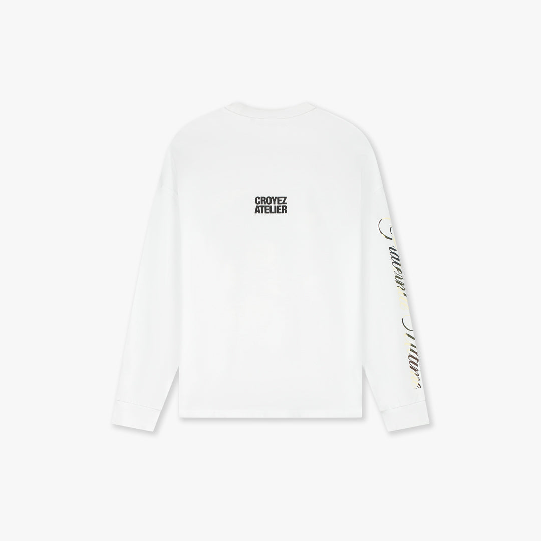 Croyez Camo Langarmshirt | Weiß