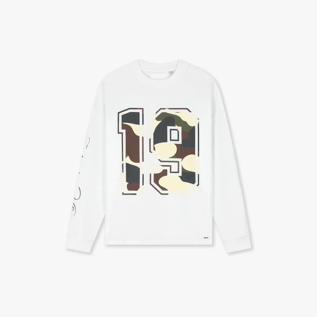  Croyez Camo Longsleeve | White
