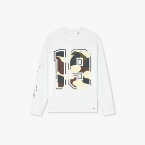 Croyez Camo Langarmshirt | Weiß