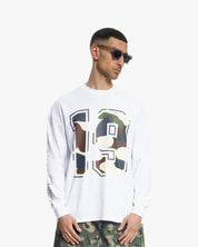 Croyez Camo Langarmshirt | Weiß