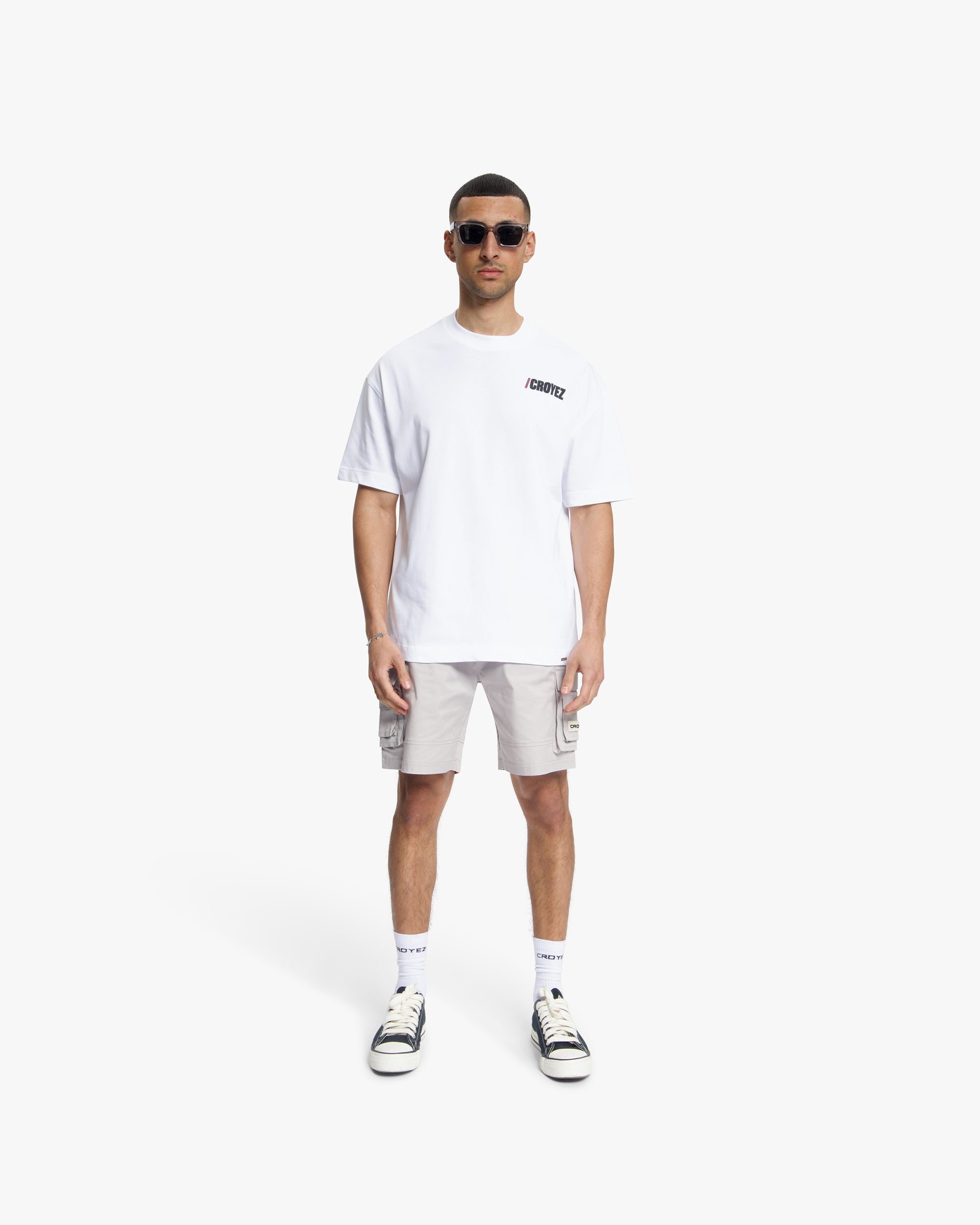 Croyez Classic Cargo Shorts | Light Grey