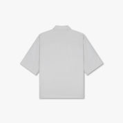 Croyez Crinkle Patch Shirt | Light Grey