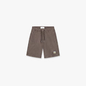 Croyez Crinkle Patch Shorts | Washed Brown