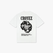 Croyez Flower And Heart T-Shirt | White