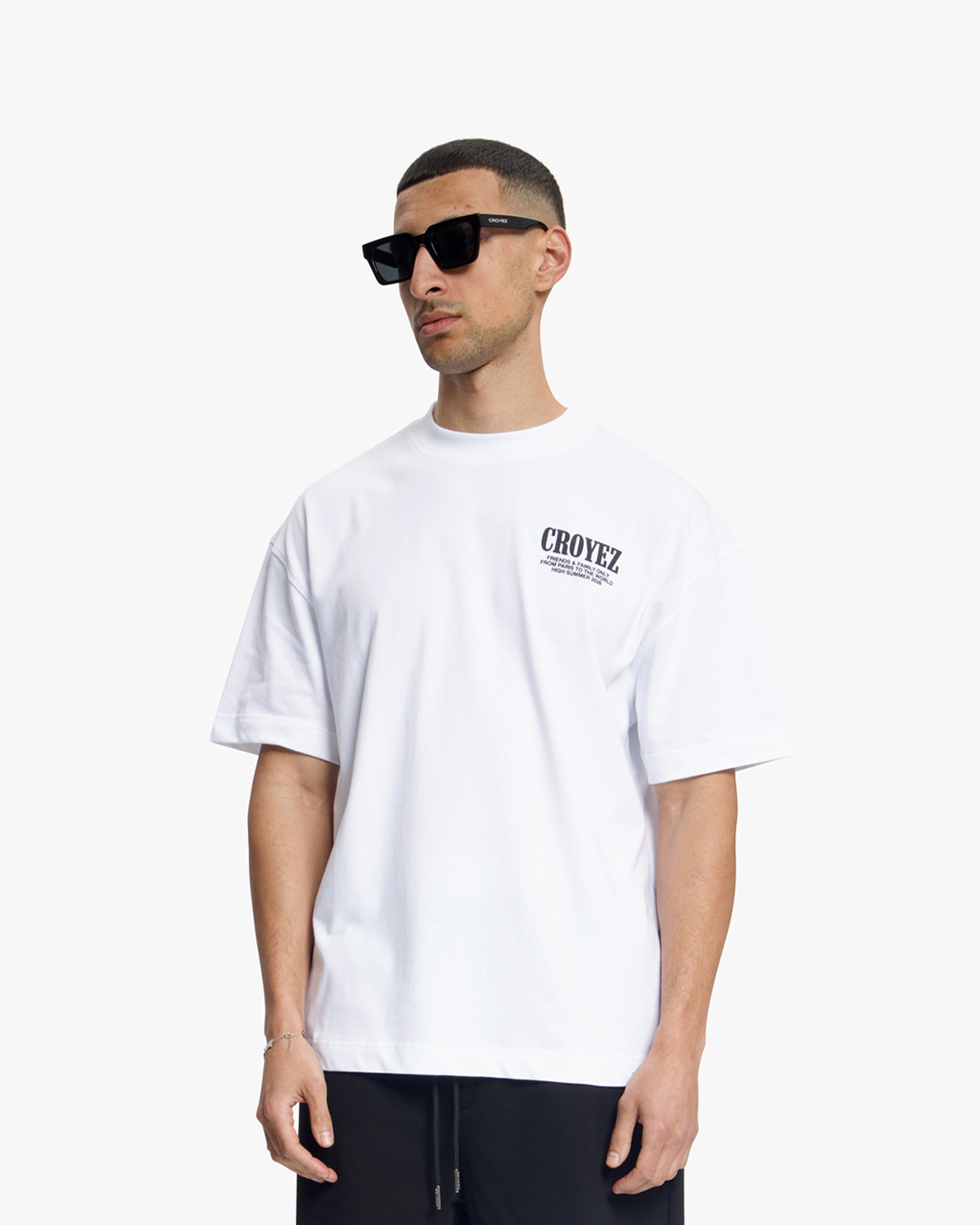 Croyez Flower And Heart T-Shirt | White