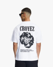 Croyez Flower And Heart T-Shirt | White