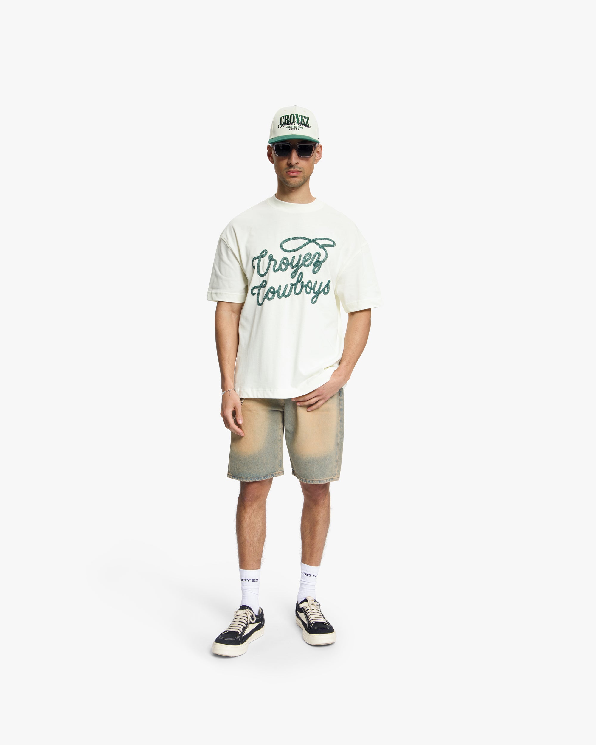 Croyez Cowboys T-Shirt | Cremefarben