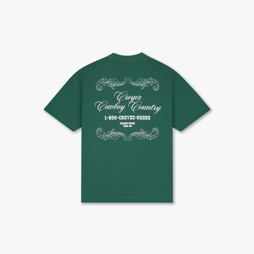 Croyez Country T-Shirt | Forest Green