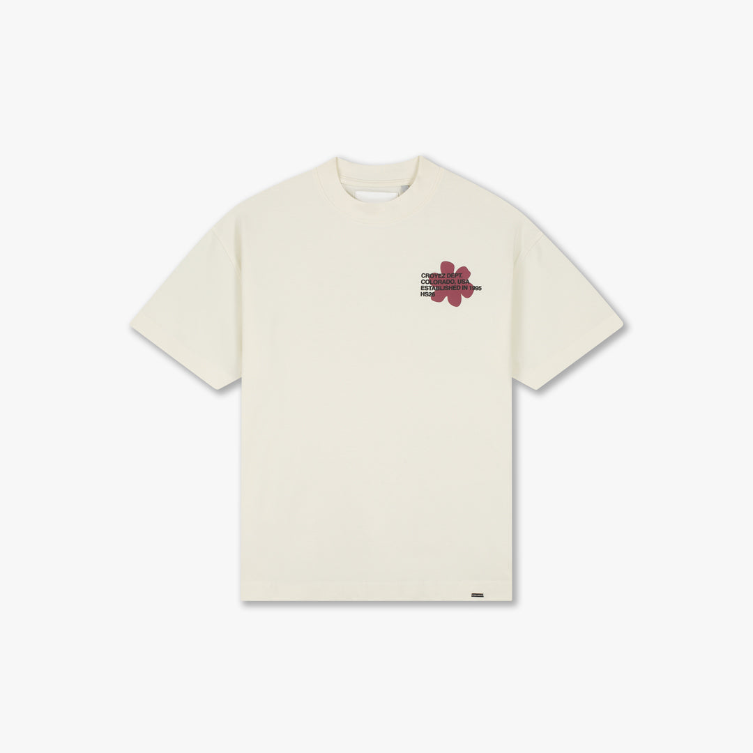  Croyez Silhouette T-Shirt | Off White/Cherry