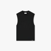 Croyez Cutout Heart Sleeveless T-Shirt | Black