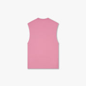 Ärmelloses T-Shirt mit Herzausschnitt von Croyez | Mauve