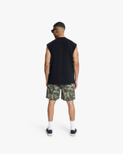 Croyez Cutout Heart Sleeveless T-Shirt | Black