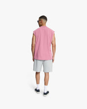 Ärmelloses T-Shirt mit Herzausschnitt von Croyez | Mauve